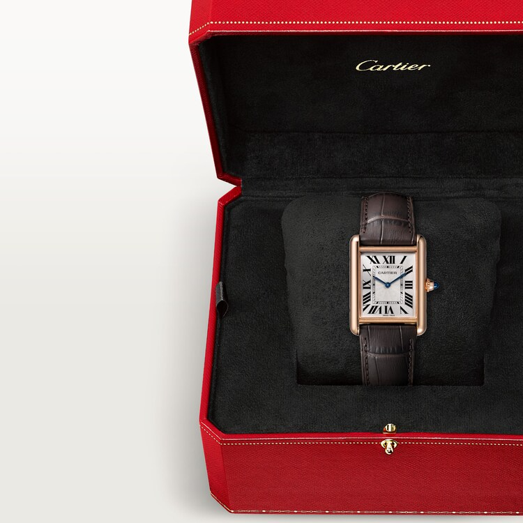 Unworn, Cartier Tank Louis Cartier, 18k Rose Gold, 33.7mm x 25.5mm, Ref# WGTA0011, watch in box