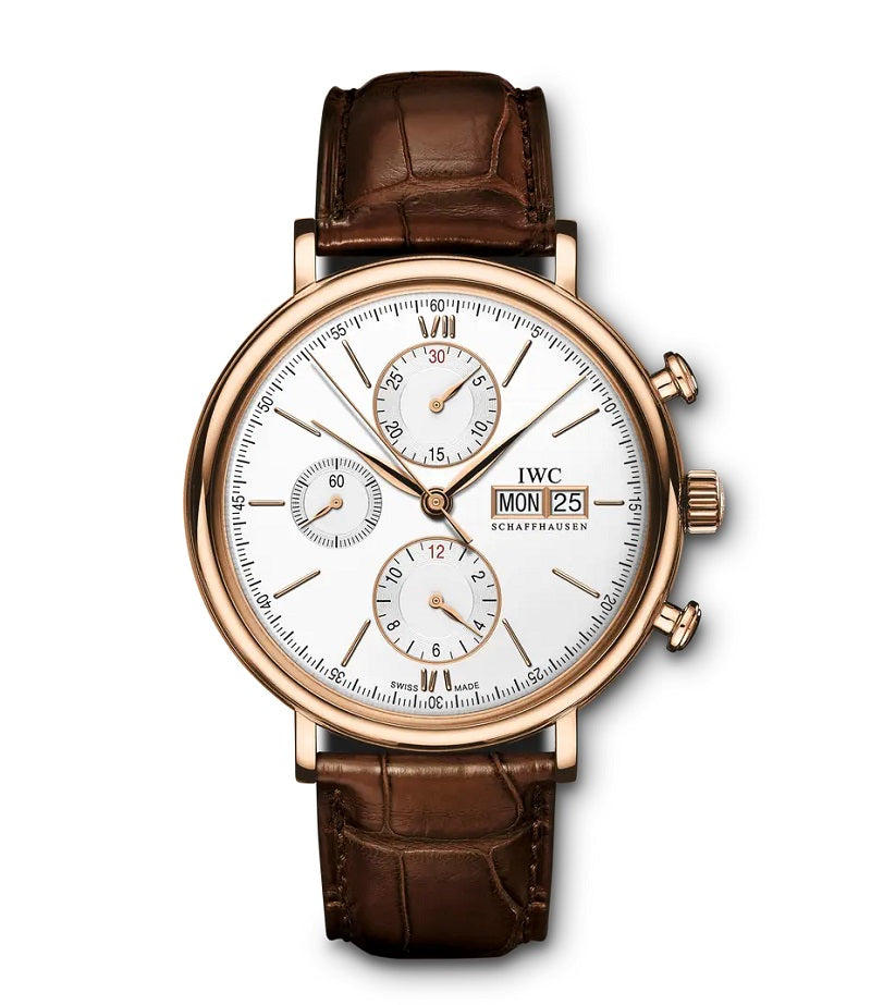 IWC Portofino Chronograph, 18k Rose Gold, 42mm, Ref# IW391025