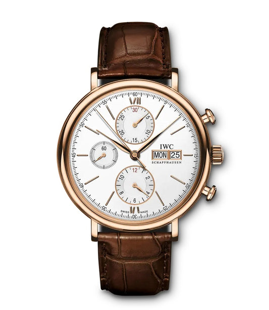 IWC Portofino Chronograph, 18k Rose Gold, 42mm, Ref# IW391025