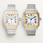 Unworn Cartier Santos de Cartier, Stainless Steel and 18k Yellow Gold, 39.8mm, Ref# W2SA0009 1