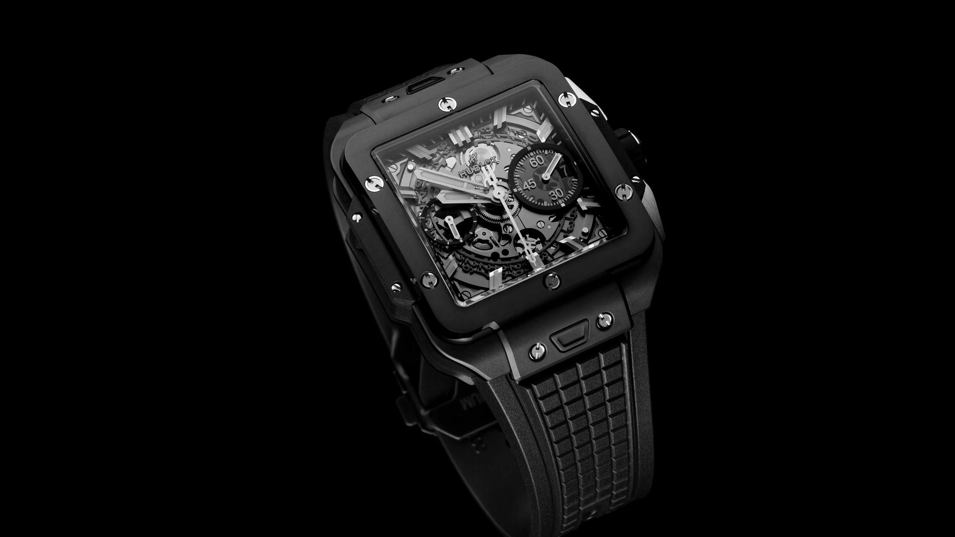 Hublot, Square Bang Unico Back Magic, 42mm, Black Ceramic, Ref# 821.CI.0170.RX, Main view