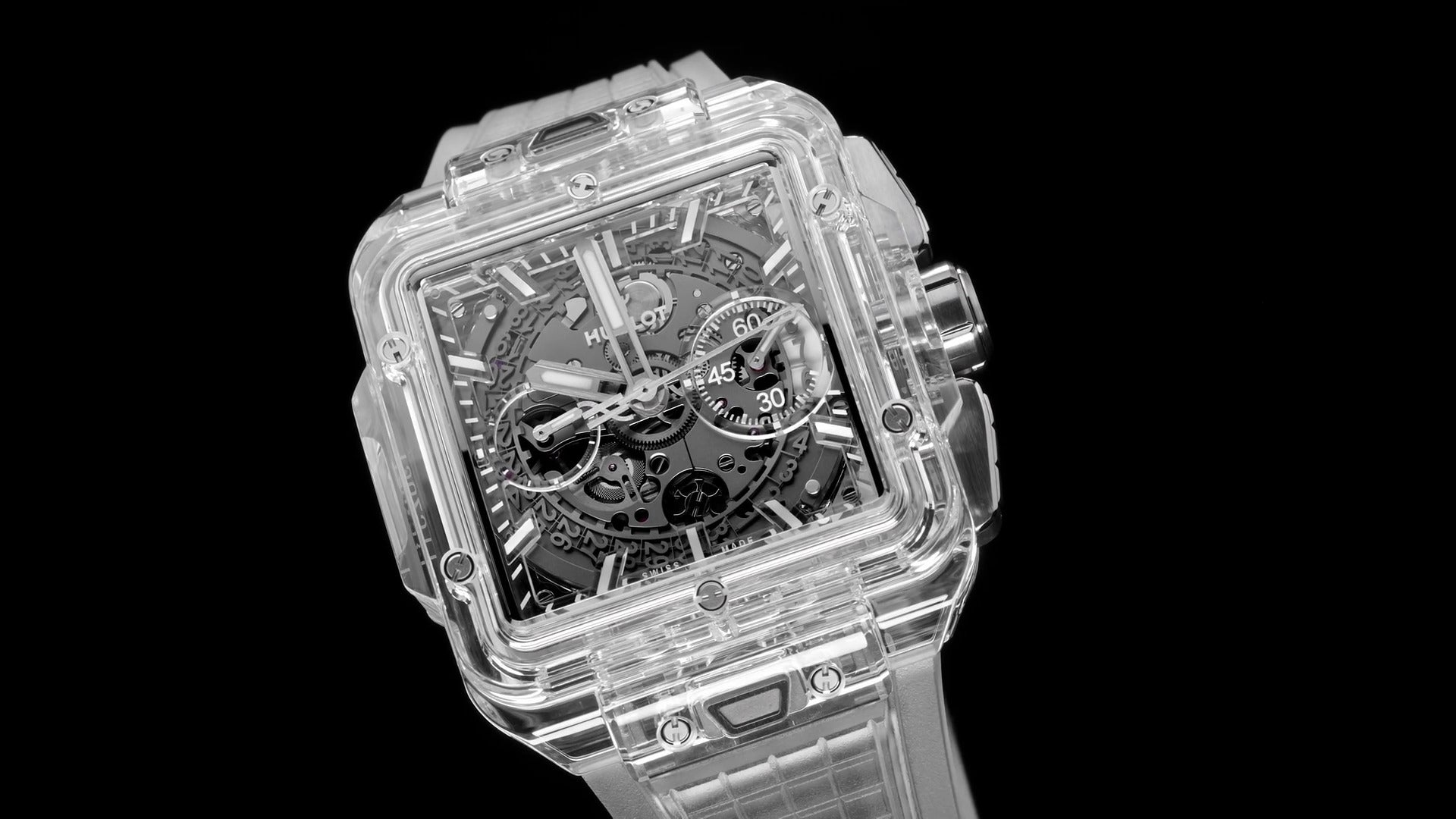 Hublot, Square Bang Unico Sapphire, 42mm, Ref# 821.JX.0120.RT, Dial