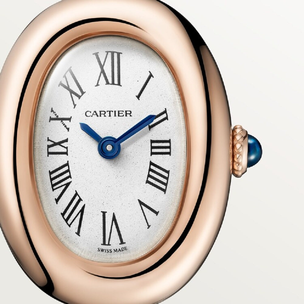 Cartier Baignoire Mini, 18k Rose Gold, 24.6mm x 18.7mm, Ref# WGBA0048, Dial
