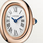 Cartier Baignoire Mini, 18k Rose Gold, 24.6mm x 18.7mm, Ref# WGBA0048, Dial