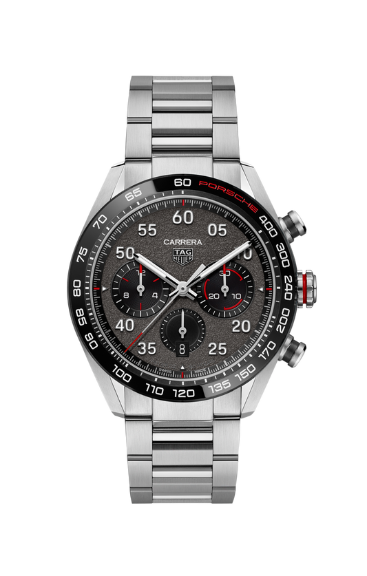 TAG Heuer Carrera Chronograph x Porsche, Stainless Steel, 44mm, Ref# CBN2A1F.BA0643