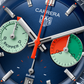 TAG Heuer Carrera Chronograph Skipper, Stainless Steel, 39mm, Ref# CBS2213.FN6002, Hands and Markers