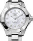 TAG Heuer Aquaracer Professional 100 Solargraph, Stainless Steel and Diamonds set, Solar Quartz, 28 mm, Ref# WBP141H.BA0049, Dial