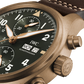 Unworn IWC Pilot's Watch Spitfire Chronograph, Bronze, 41mm, Ref# IW387902, Crown