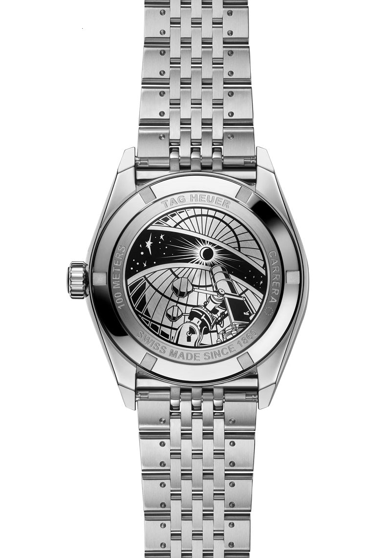 TAG Heuer Carrera Astronomer, Stainless Steel, 39mm, Ref# WBX2110.BA0044, Back