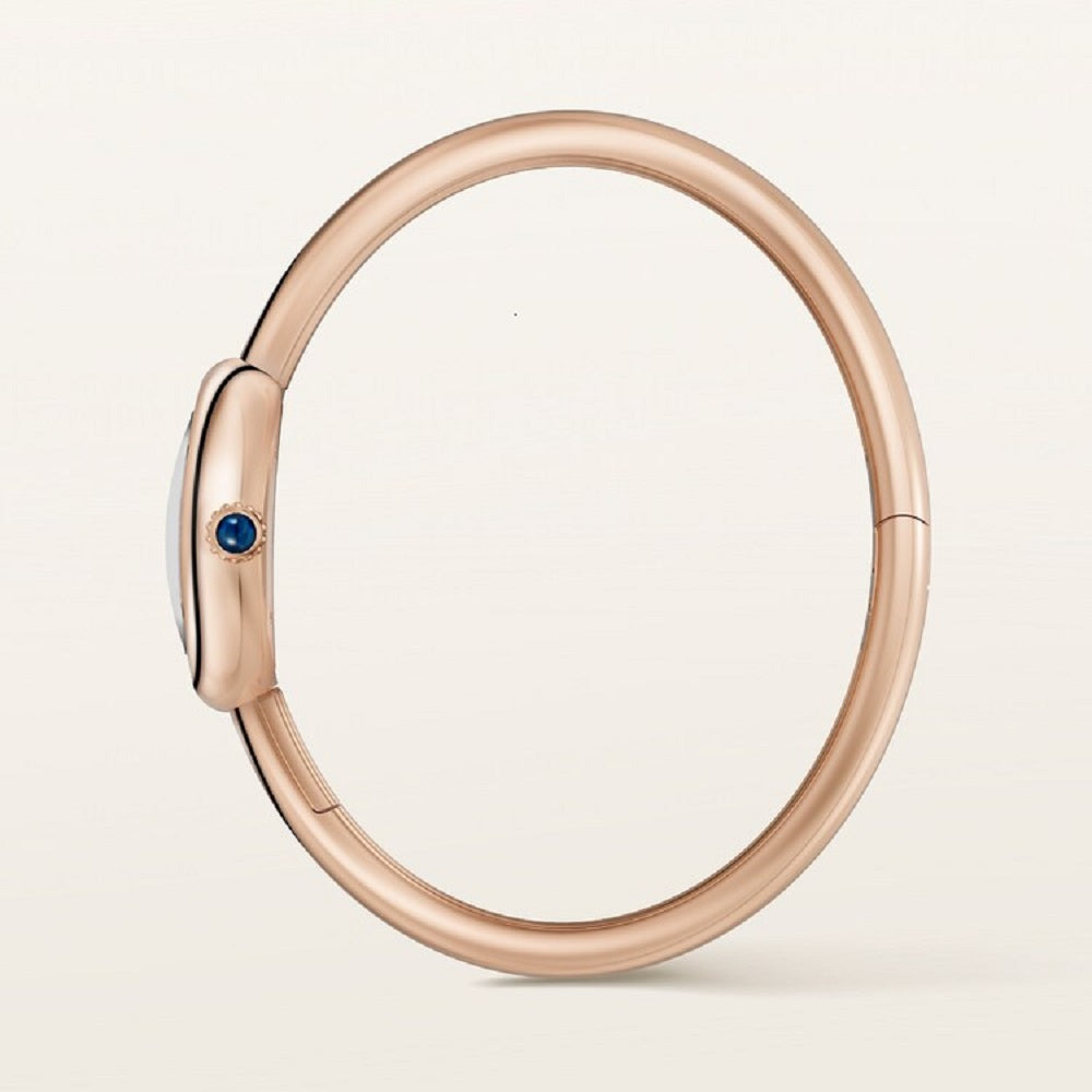 Cartier Baignoire Mini, 18k Rose Gold, 24.6mm x 18.7mm, Ref# WGBA0048, Side