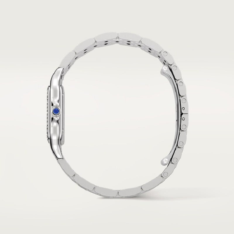 Cartier Panthère de Cartier Medium, Stainless Steel and Diamonds, 36.5mm x 26.7mm, Ref# W4PN0008, Side