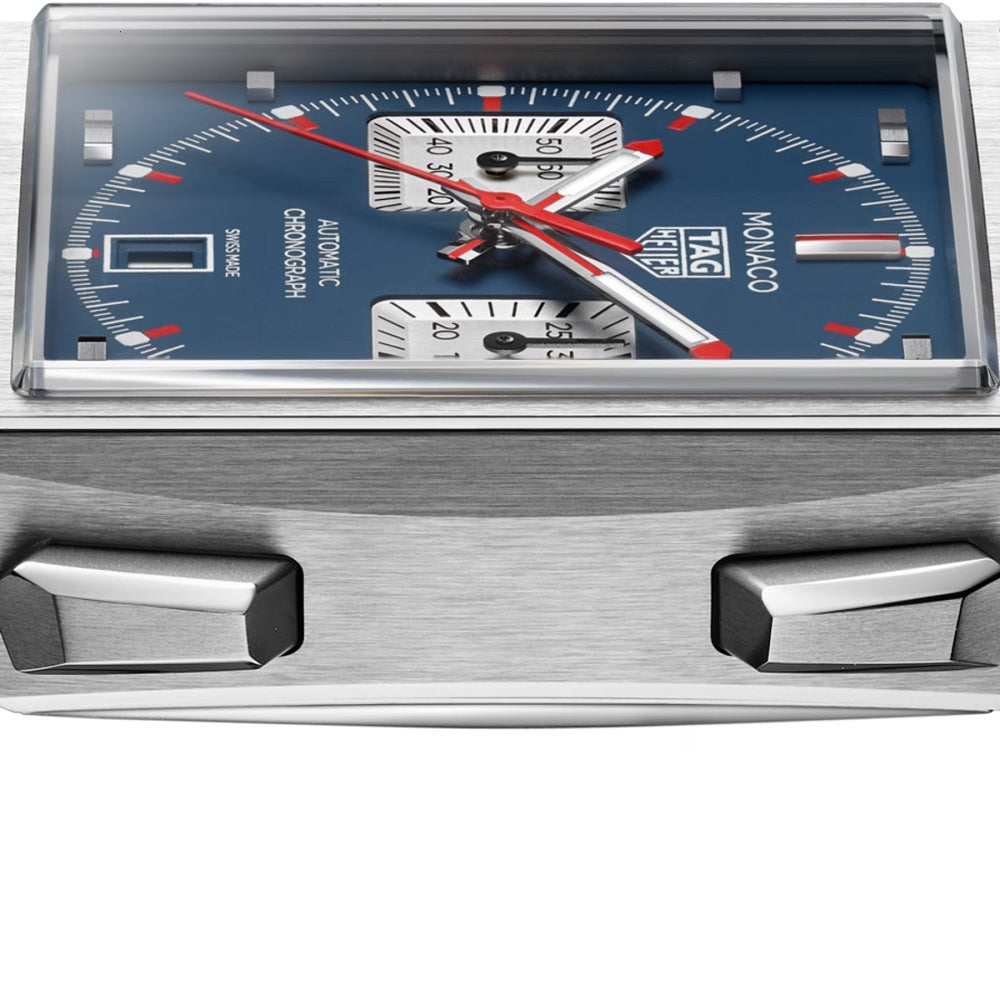 TAG Heuer Monaco Chronograph Automatic 39mm Titanium, Ref# CDW2181.FC8360, Buttons