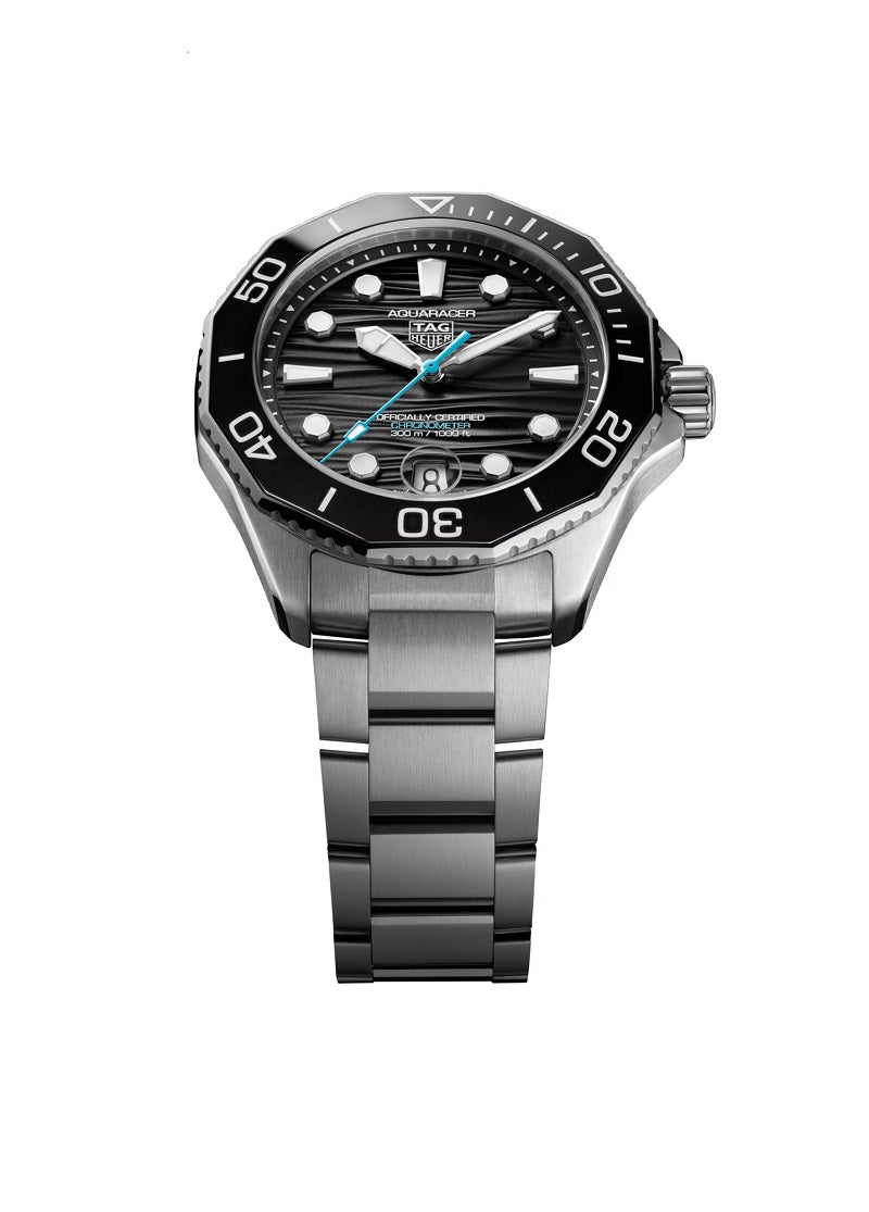 TAG Heuer Aquaracer Professional 300 Date, Stainless Steel and Ceramic, 42mm, Ref# WBP5110.BA0013, Main view