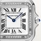 Cartier Panthère de Cartier Medium, Stainless Steel and Diamonds, 36.5mm x 26.7mm, Ref# W4PN0008, Dial