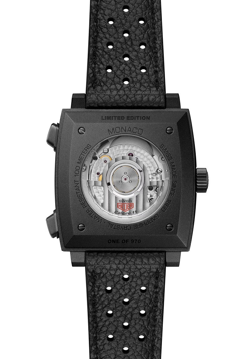 TAG Heuer Monaco Chronograph Stopwatch Limited Edition, Ref# CAW218F.FC6356, Back