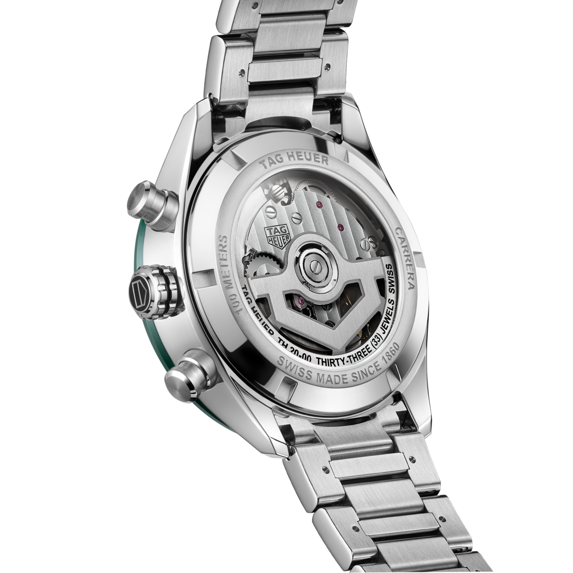 TAG Heuer Carrera Chronograph, Stainless Steel, 44mm, Ref# CBN2A1N.BA0643, Back