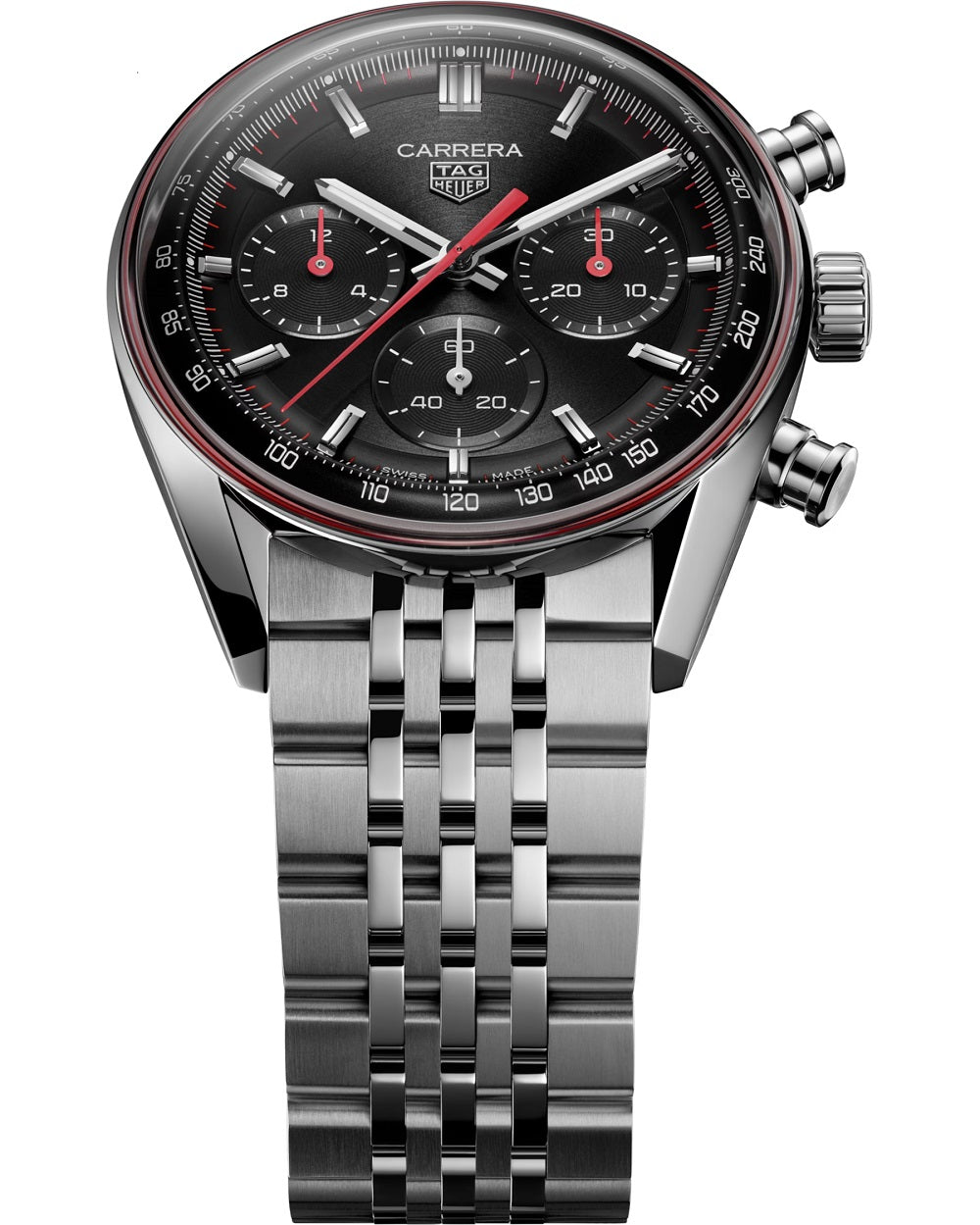 Unworn TAG Heuer Carrera Chronograph, Stainless Steel, 41mm, Ref# CBS2114.BA0053, Main vew