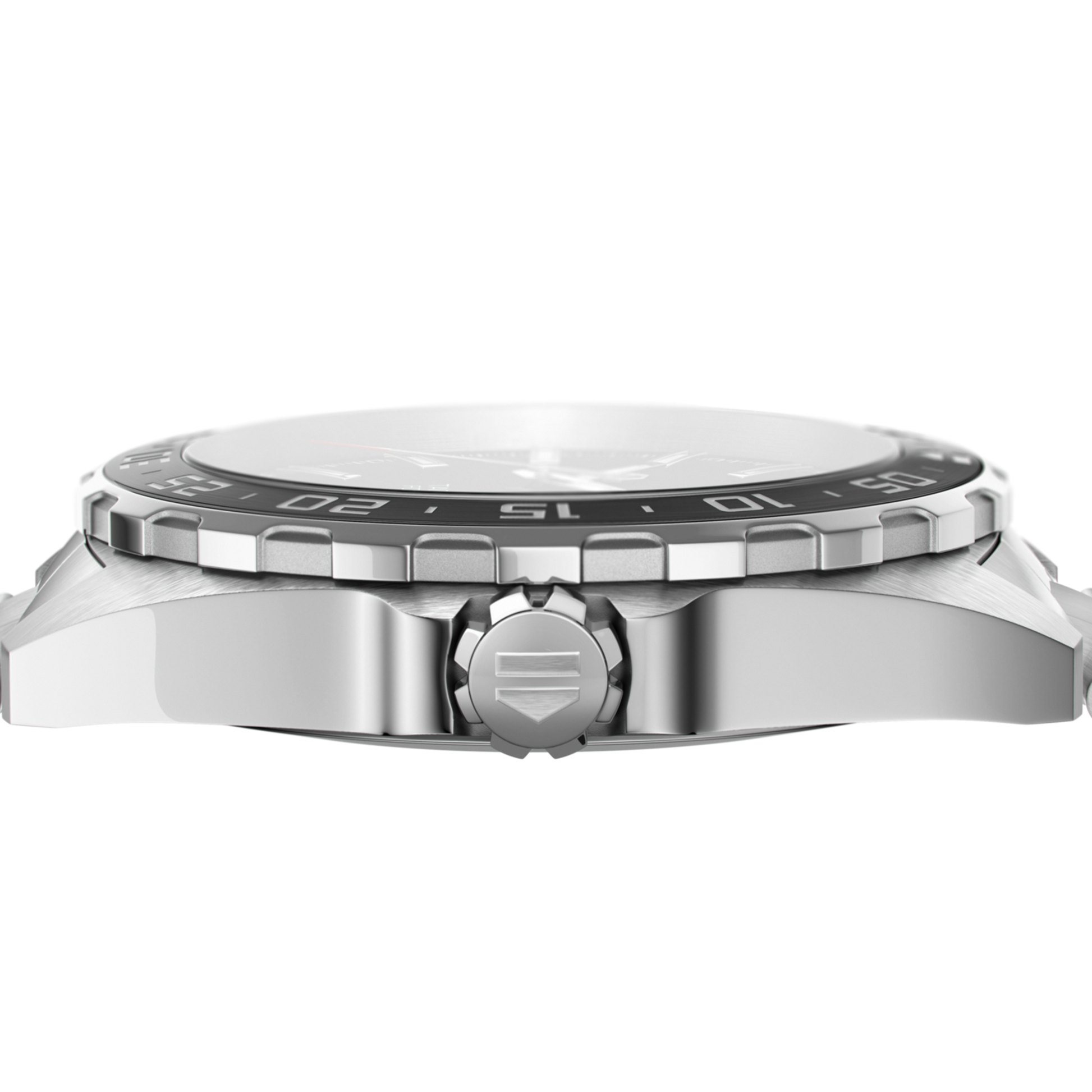Unworn TAG Heuer Formula 1 Date, Automatic, 43 mm, Stainless Steel, Ref# WAZ2011.BA0842, Crown