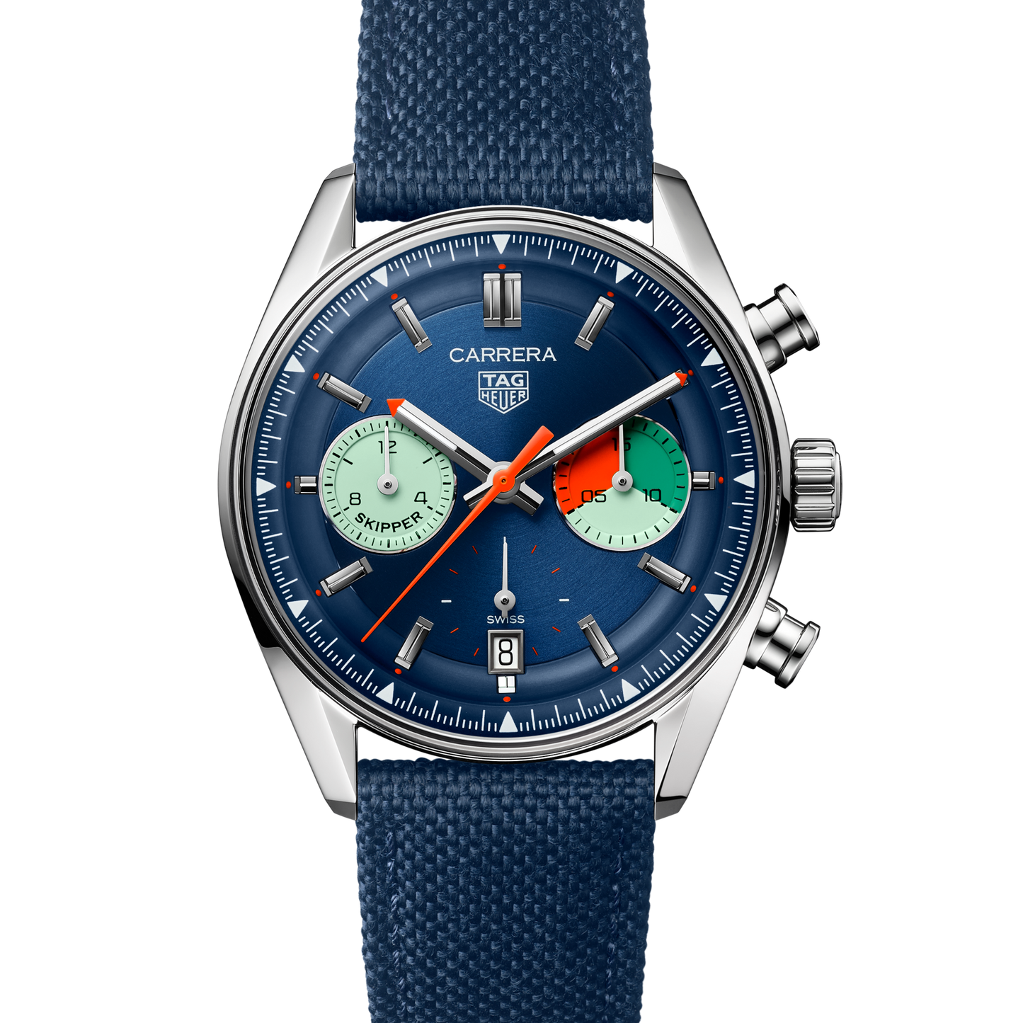 TAG Heuer Carrera Chronograph Skipper, Stainless Steel, 39mm, Ref# CBS2213.FN6002, Dial