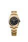 Rolex Oyster Perpetual 34, 18k Yellow Gold, 34mm, Black dial, Domed Oyster, Ref# 124208-0001