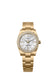 Rolex Oyster Perpetual 34, 18k Yellow Gold and Diamonds, 34mm, White Mother-of-Pearl dial, Oyster, Ref# 124248rbr-0001
