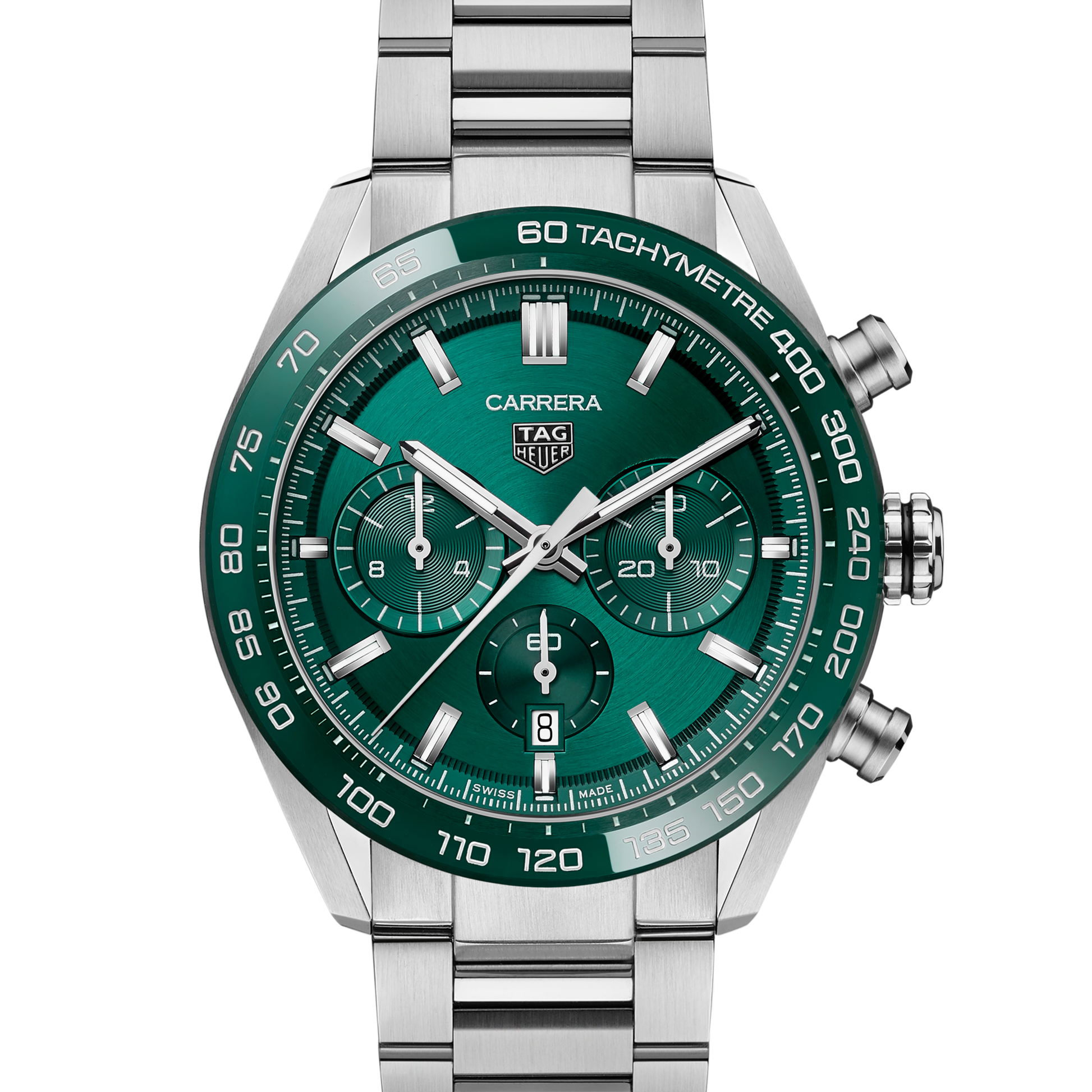 TAG Heuer Carrera Chronograph, Stainless Steel, 44mm, Ref# CBN2A1N.BA0643, Dail