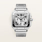 Cartier Santos de Cartier, Stainless Steel, 47mm x 39.8mm, Ref# WSSA0083