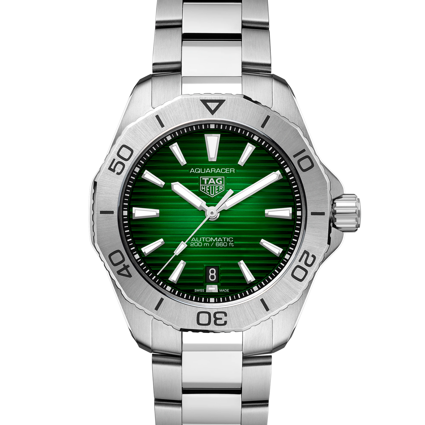 TAG Heuer Aquaracer Professional 200 Date, Stainless Steel, Ref# WBP2115.BA0627, Dial