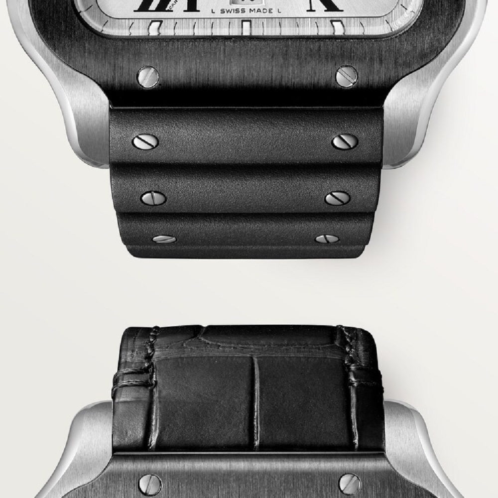 Cartier Santos de Cartier Chronograph, Stainless Steel, 43.3mm, Ref# WSSA0017, Straps