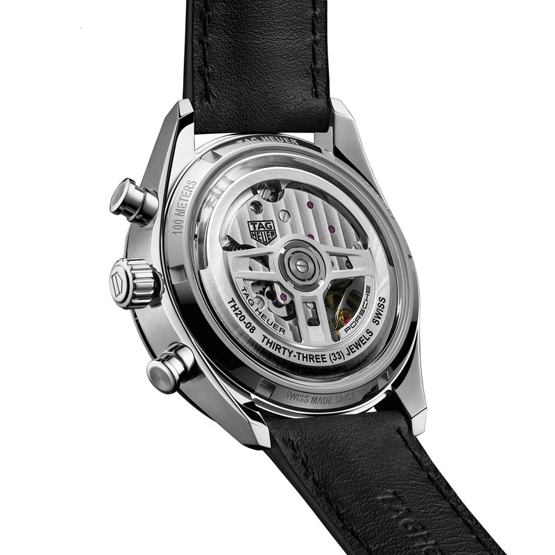 TAG Heuer Carrera Chronosprint x Porsche Special Edition, Stainless Steel, 42mm, Ref# CBS2011.FC6529, Back