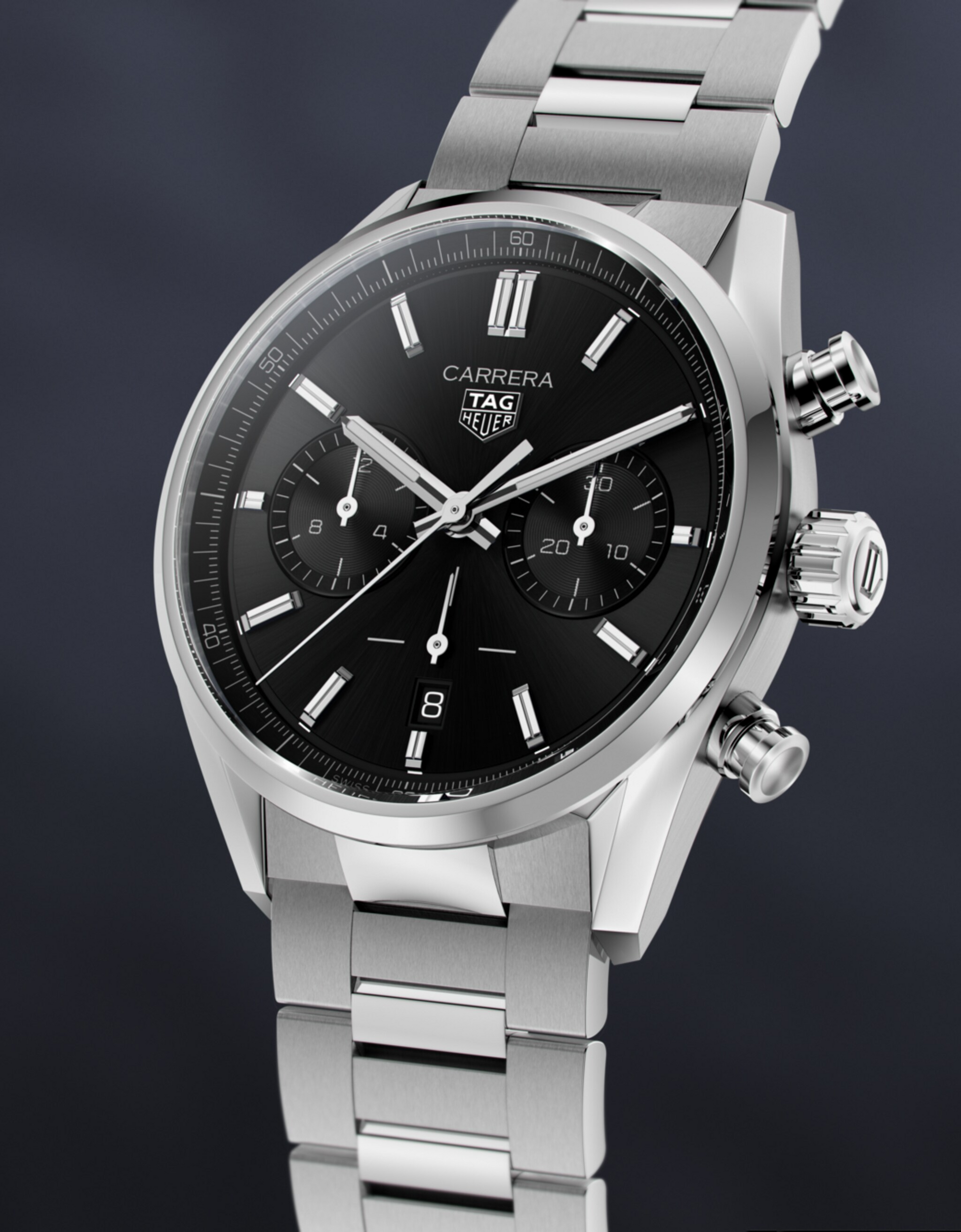 TAG Heuer Carrera Chronograph, Stainless Steel, 42mm, Ref# CBN2010.BA0642, Main view 1