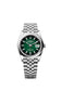 Rolex Datejust 36, Oystersteel, Green ombré dial, Domed Jubilee, Ref# 126200-0026