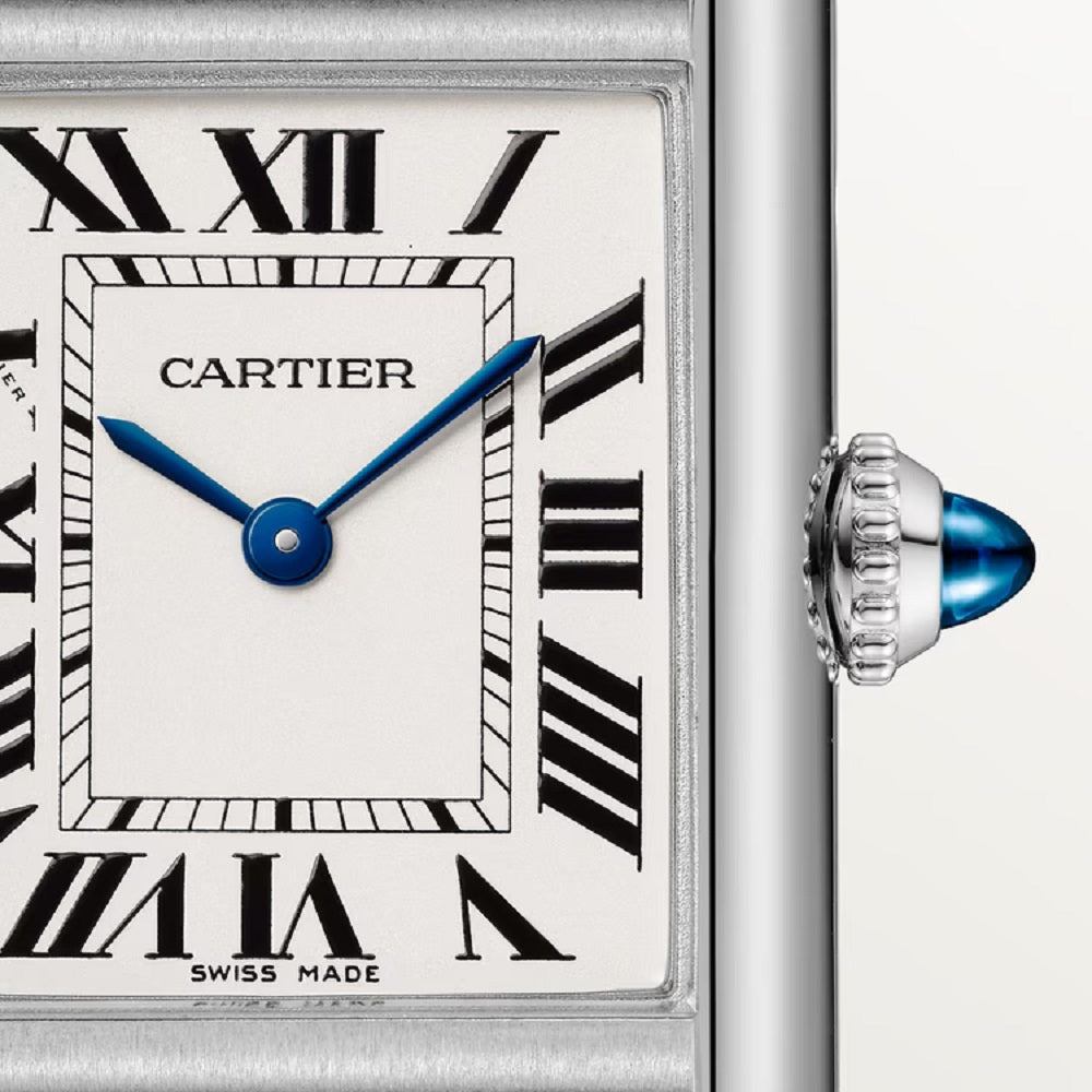Cartier Tank Must de Cartier, Small Stainless Steel, 29.5mm x 22mm, Ref# WSTA0135, Dial