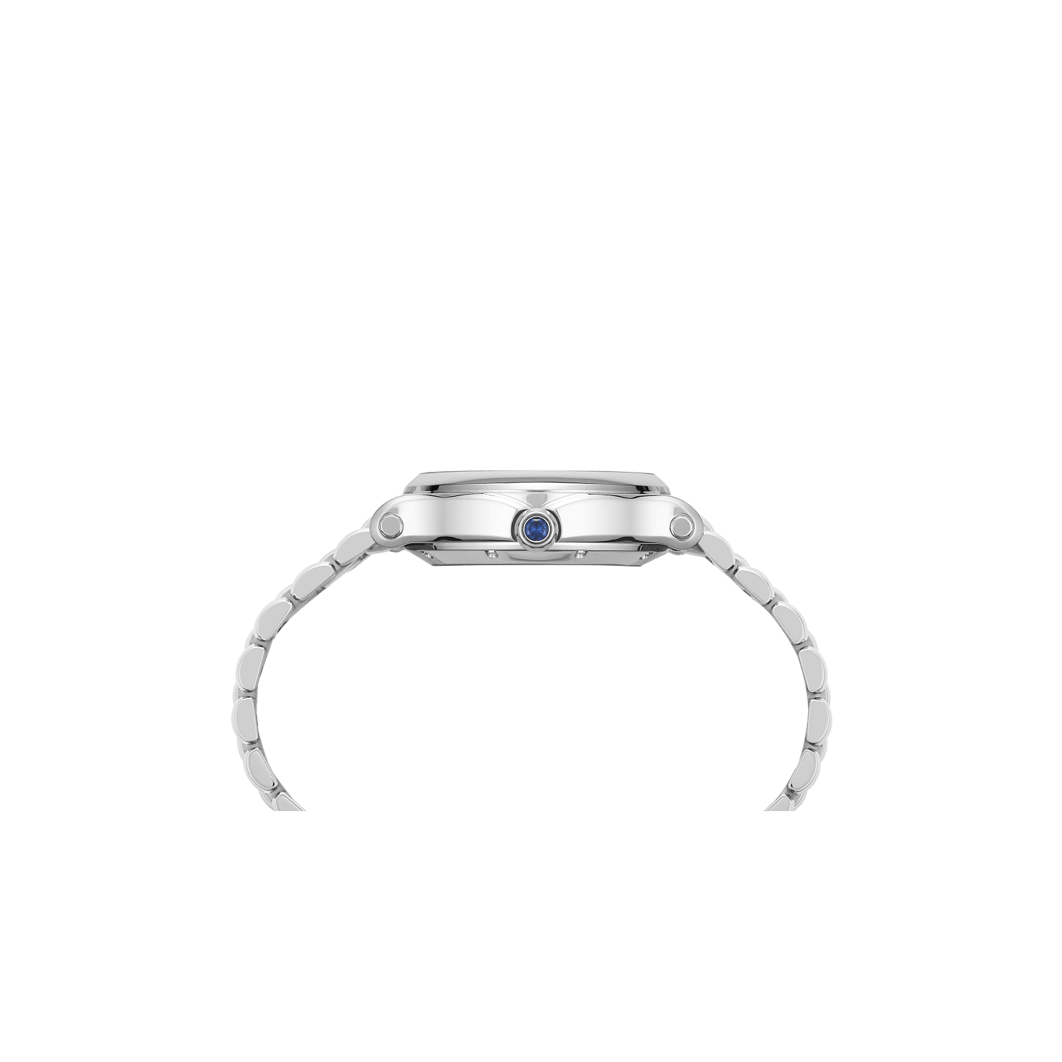 Unworn Chopard Happy Sport Oval Automatic, Stainless Steel, 7 floating diamonds, 31.3mm x 29mm, Ref# 278602-3002, Right