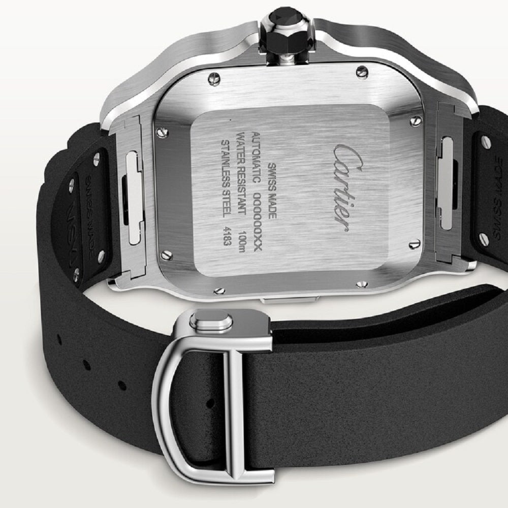 Cartier Santos de Cartier Chronograph, Stainless Steel, 43.3mm, Ref# WSSA0017, Main view back