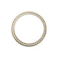 Rolex Oyster Perpetual 34, 18k Yellow Gold and Diamonds, 34mm, Turquoise Blue dial, Oyster, Ref# 124248rbr-0002, Bezel