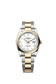 Rolex Datejust 36, Oystersteel and 18k Yellow Gold, Intense White Roman dial, Domed Oyster, Ref# 126203-0048