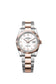 Rolex Datejust 36, Oystersteel and 18k Everose Gold, Intense White Roman dial, Fluted Oyster, Ref# 126231-0046