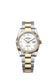 Rolex Datejust 36, Oystersteel and 18k Yellow Gold, Intense White Roman dial, Fluted Oyster, Ref# 126233-0048
