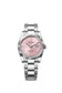 Rolex Datejust 36, Oystersteel and 18k White Gold, Pink set with diamonds dial, Fluted Oyster, Ref# 126234-0066