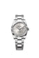 Rolex Datejust 36, Oystersteel and 18k White Gold, Silver set with diamonds dial, Fluted Oyster, Ref# 126234-0068