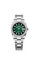 Rolex Datejust 36, Oystersteel and 18k White Gold, Green ombré dial, Diamond-set bezel Oyster, Ref# 126284rbr-0052