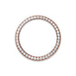 Rolex Oyster Perpetual 28, 18k Everose Gold and Diamonds, 28mm, White Mother-of-Pearl dial, Oyster, Ref# 276245rbr-0001, Bezel