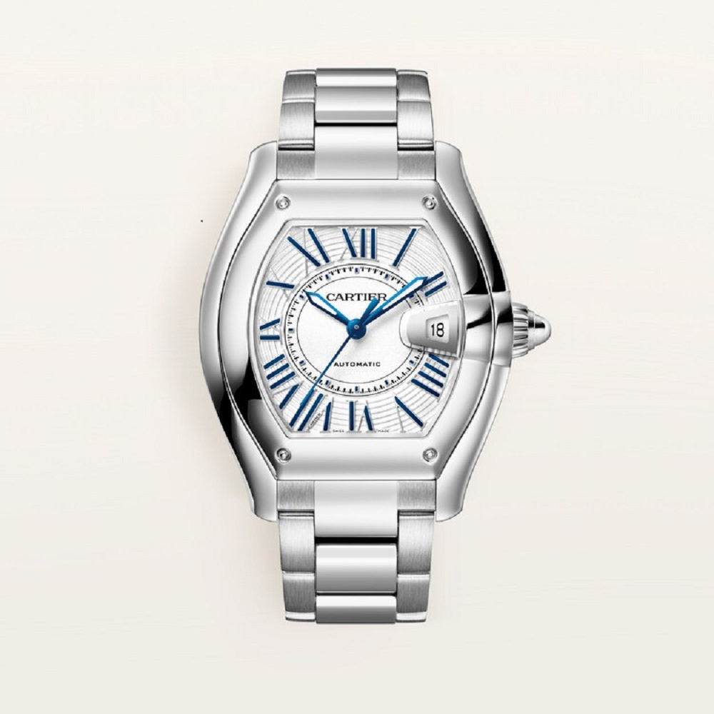 Cartier Roadster watch, Stainless Steel, 47.2mm x 38.8mm, Ref# WSRD0020