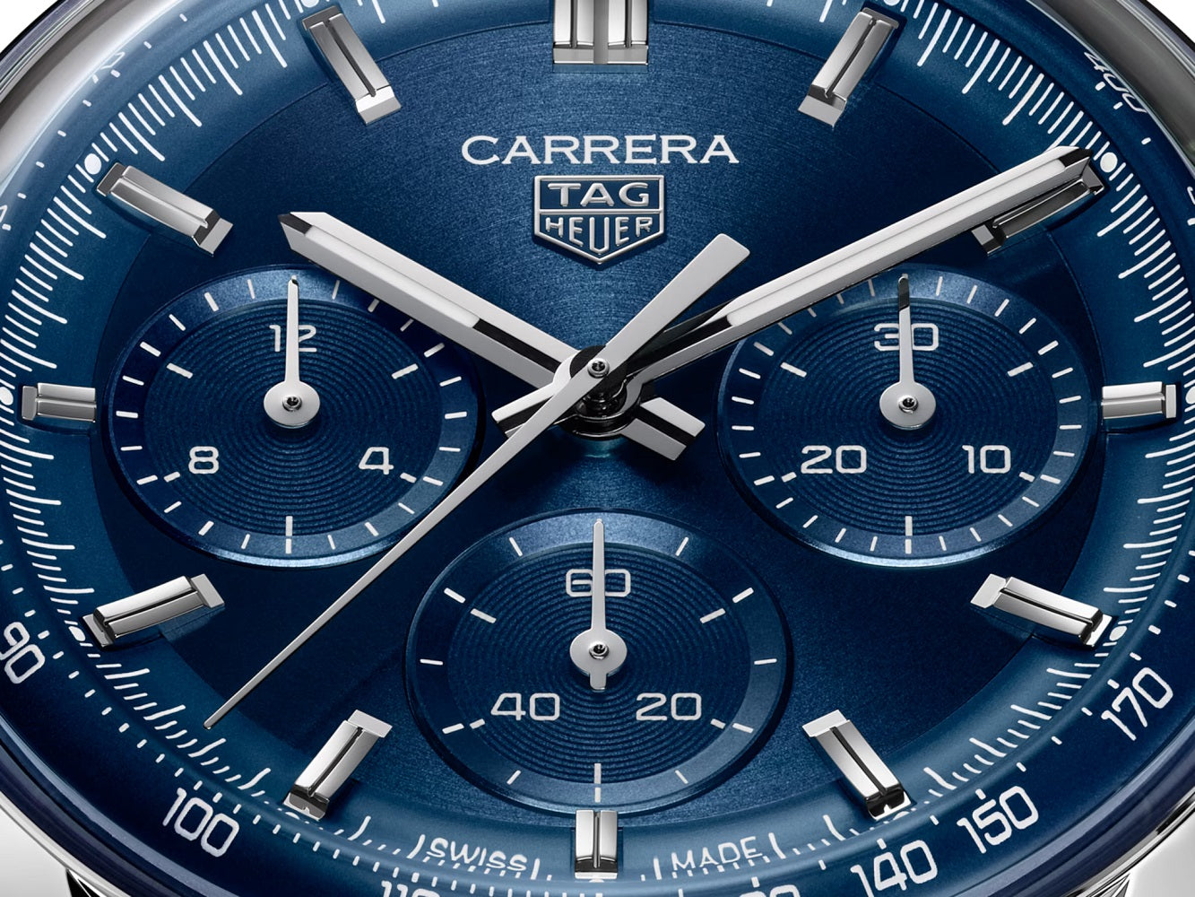 TAG Heuer Carrera Chronograph, Stainless Steel, 41mm, Ref# CBS2113.BA0053, Hands and subdials