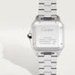 Cartier Santos de Cartier, Stainless Steel, 39.8mm, Ref# WSSA0018, back