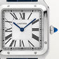 Cartier Santos-Dumont de Cartier, Stainless Steel, 38mm x 27.5mm, Ref# WSSA0086, Dial