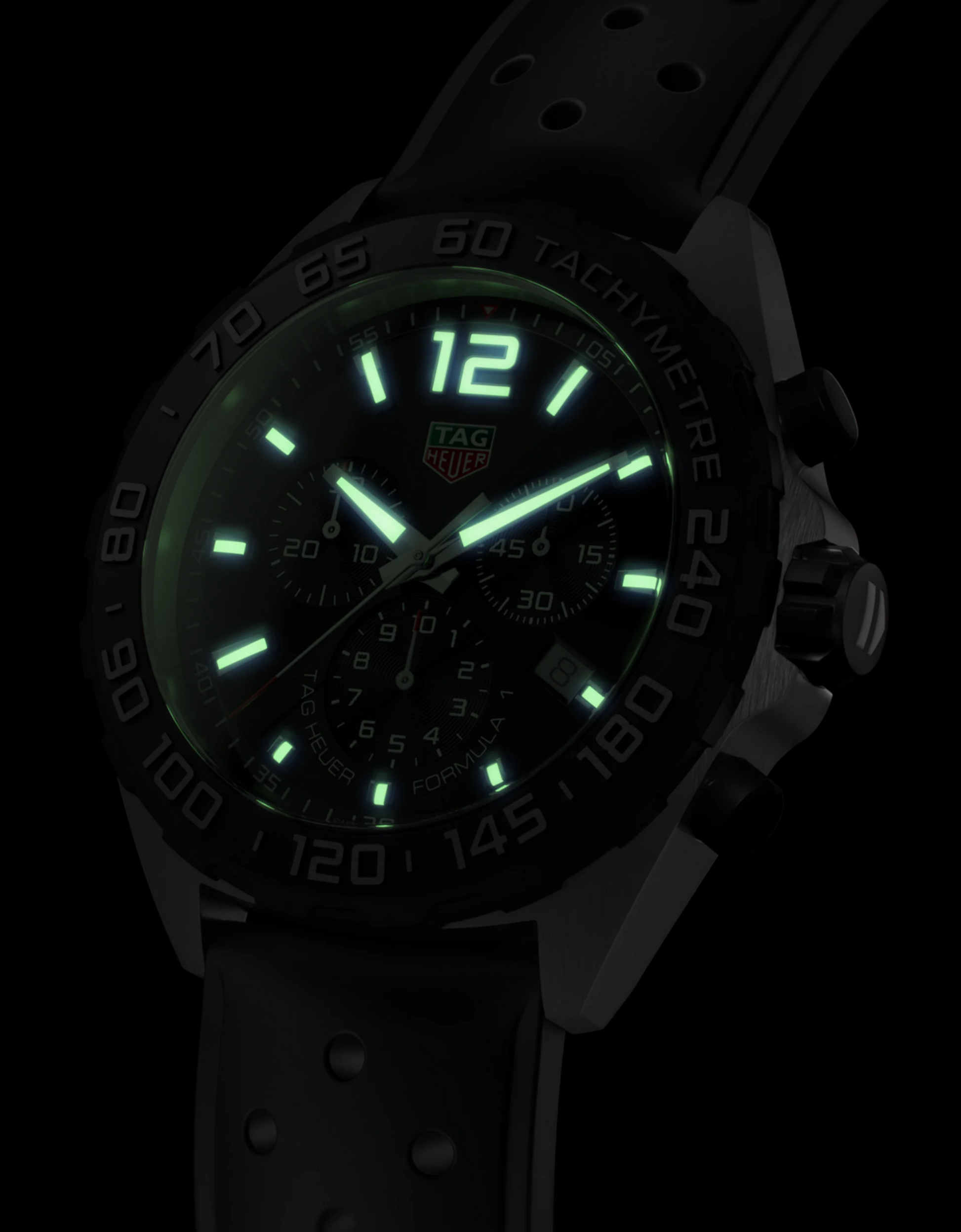 TAG Heuer Formula 1 Chronograph, Stainless Steel, 43mm, Ref# CAZ1010.FT8024, Luminous