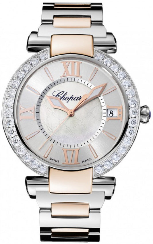 Unworn Chopard Imperiale Automatic, Stainless Steel, 18k Rose Gold and Diamonds, 40mm, Ref# 388531-6004