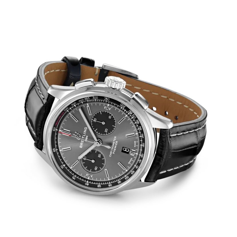 Breitling Premier B01 Chronograph 42, Stainless steel, Ref# A13315351C1A1, Main view